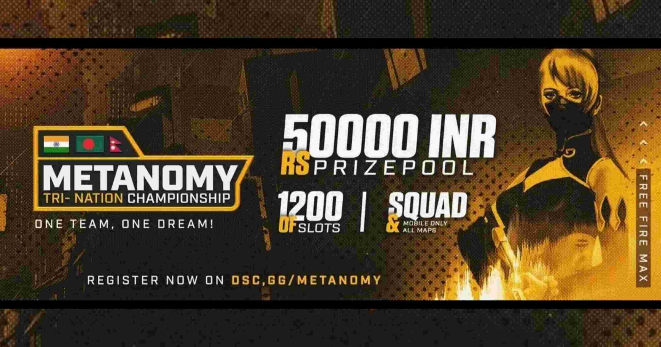 Metanomy is bringing Free Fire Tri-Nation Championship