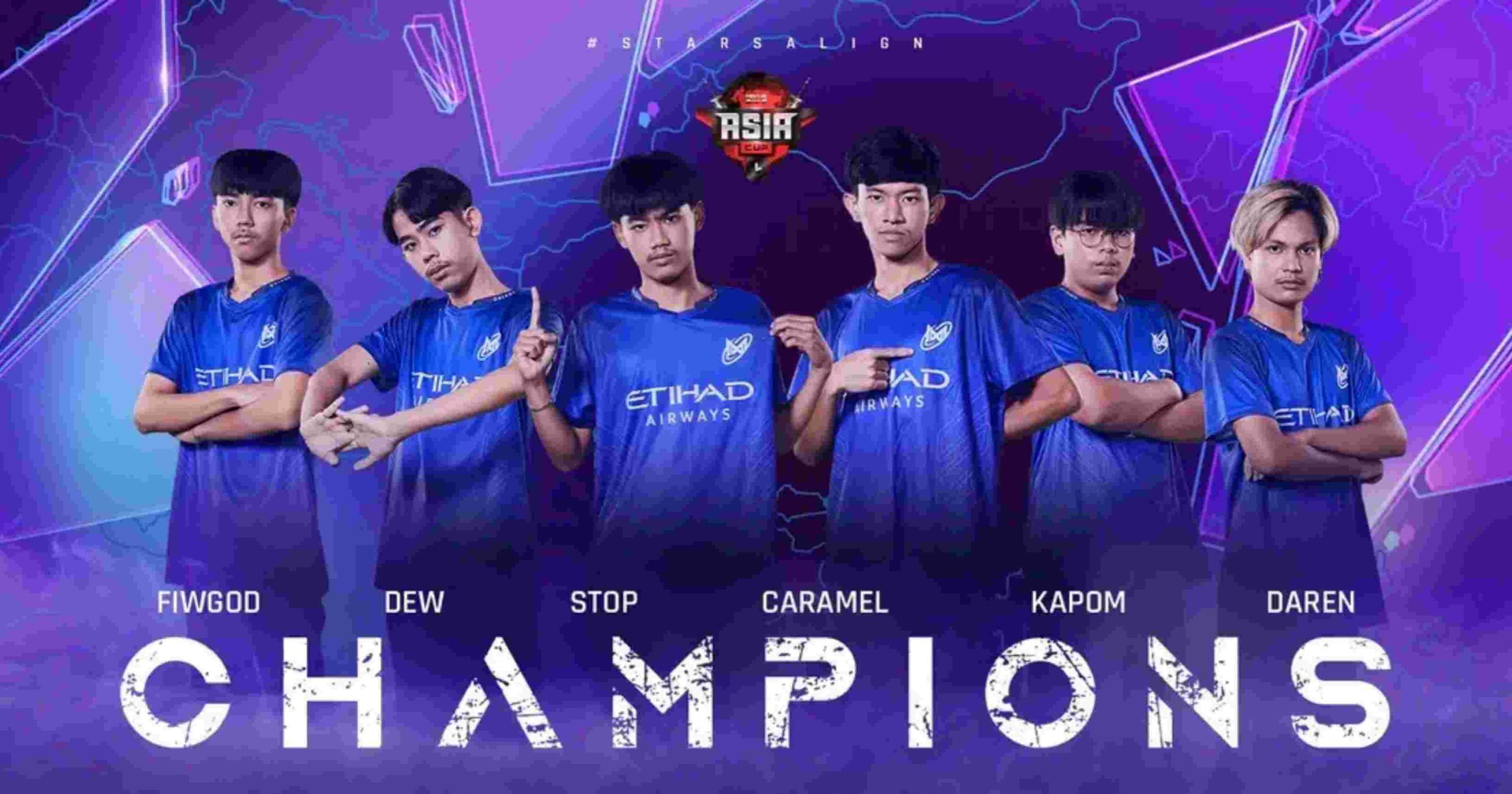 Nigma Galaxy Thailand is the champion of Lidoma Asia Cup
