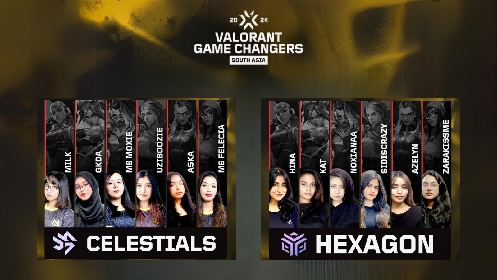 You are currently viewing Hexagon and Celestials are the finalists of VCT: 2024 Game Changers SA from Bangladesh